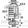 25-25М8.D25x25